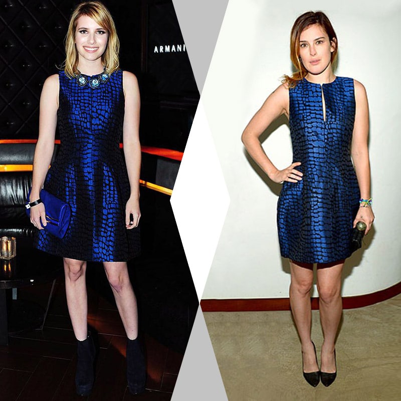 Emma Roberts Vs. Rumer Willis in AX Armani Exchange