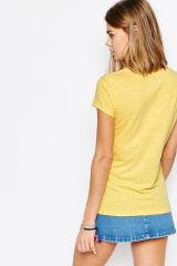 Jack Wills Fulford Round Neck - Green and Yellow