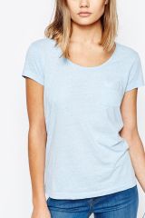 Jack Wills Fulford Round Neck T-Shirt - Pink and Blue