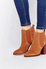 River Island Suede Western Boot