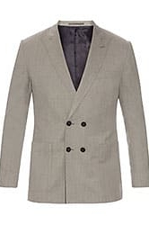 MATHIEU JEROME DOUBLE-BREASTED WOOL BLAZER