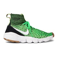 NIKE AIR FOOTSCAPE MAGISTA FLYKNIT HIGH-TOP SNEAKERS