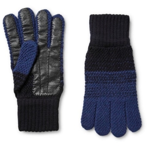 colour-block-wool-and-leather-gloves