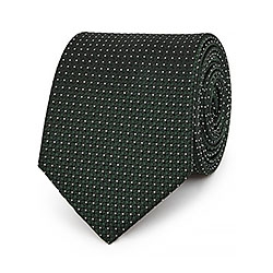 reiss-liam-mens-micro-dot-silk-tie-in-green