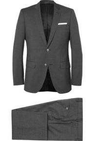 Grey Checked Super 120s Virgin Wool Suit