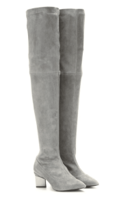 Over the knee boot grey