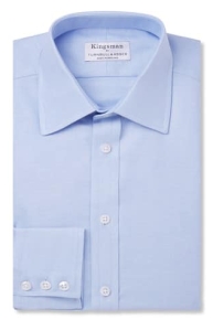 + Turnbull & Asser Blue Cotton Royal Oxford Shirt