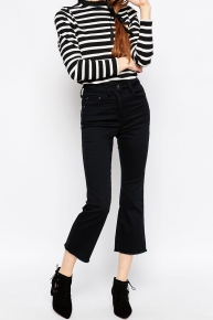 ASOS Kick Flare Trousers in Twill