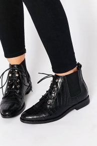 Truffle Collection Cece Lace Up Ankle Boots