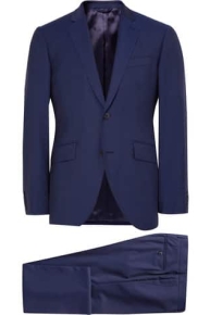 Blue Mayfair Slim-Fit Wool Suit