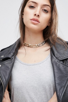 ASOS Mixed Chain Link Choker Necklace