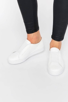 SixtySeven Irma White elastic Sneakers