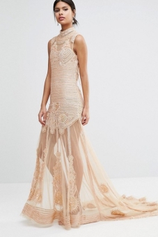 a-star-is-born-embellished-sheer-panel-maxi-dress