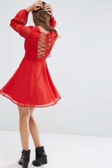 asos-skater-dress-with-metalwork-and-lace-detail