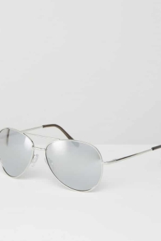 Missguided Mirrored Aviator Sunglasses