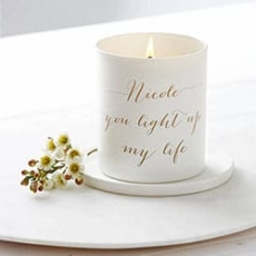 PERSONALISED MESSAGE CANDLE