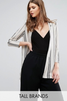 Y.A.S Tall Striped Tailored Blazer