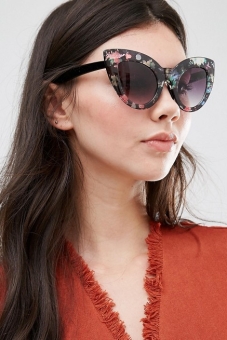 Jeepers Peepers Floral Cat Eye Sunglasses