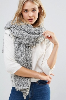 Free People Oversized Chunky Knitted Scarf