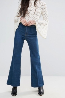 Free People Ray Of Sunshine Flared Jeans
