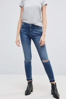 Minimum Skinny Jeans With Rips