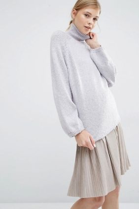 Paisie Turtleneck Jumper With Bell Sleeves