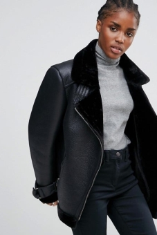 ASOS Aviator in Faux Leather