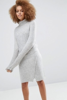 ASOS Lounge Knitted Dress with Elasticated Waist