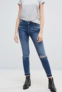 Minimum Skinny Jeans With Rips