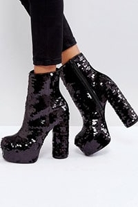 ASOS ELECTRIFYING Platform Ankle Boots