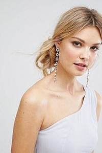 Her Curious Nature Statement Crystal Drop Earrings
