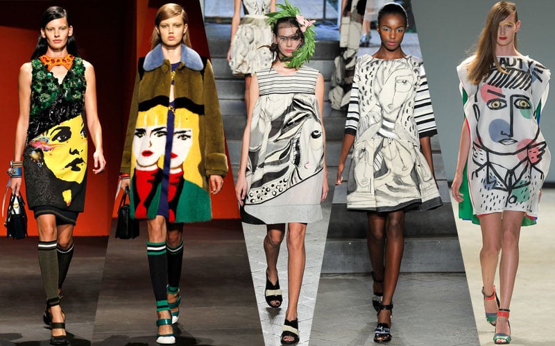 Artwork Prints S S2017 Runway Trends Art Prints Runway Street Style Trend 2017