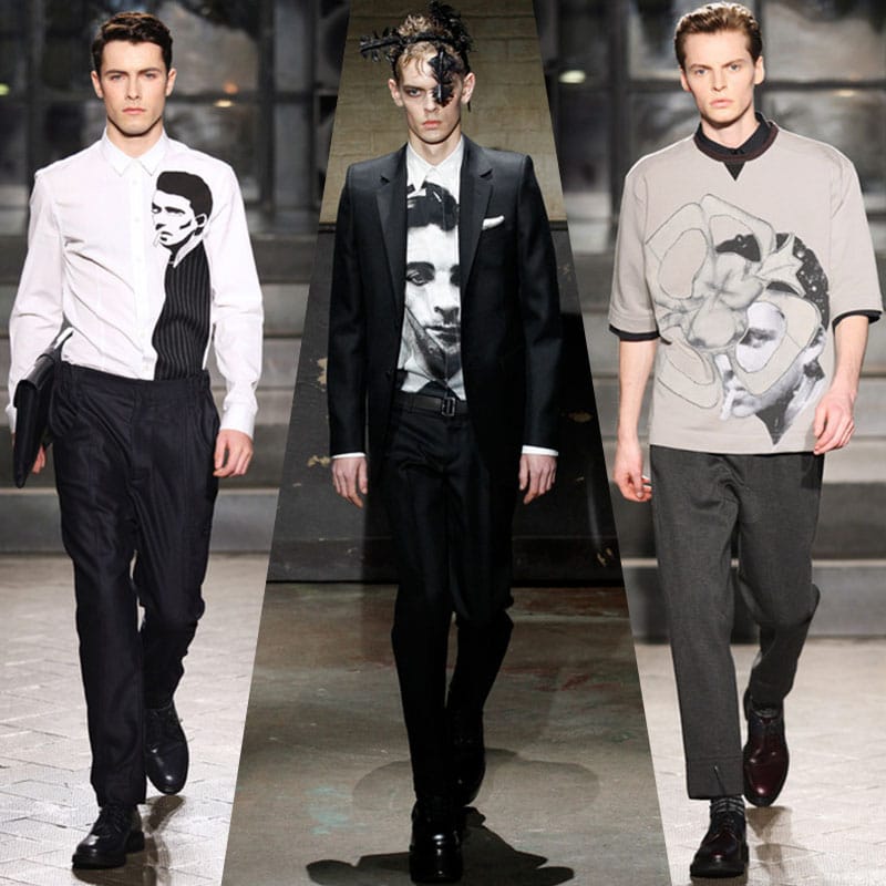 portrait face prints top trends 2014 menswear