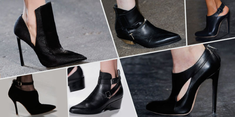 bootie trend runways street style 2014 2015