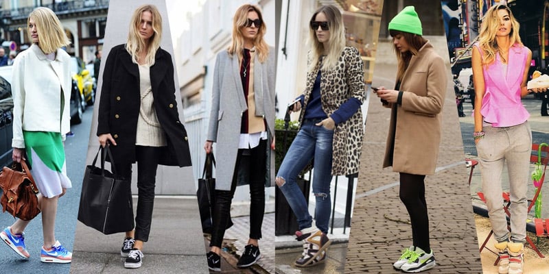 on trend sneakers