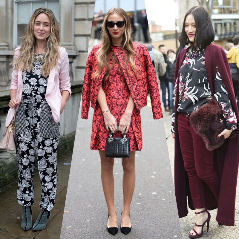 London street style vintage print