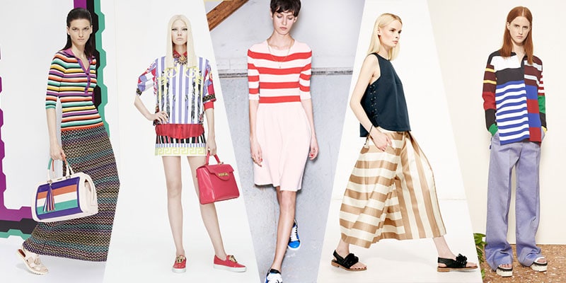 Coloured Stripes Resort 2015 Trend