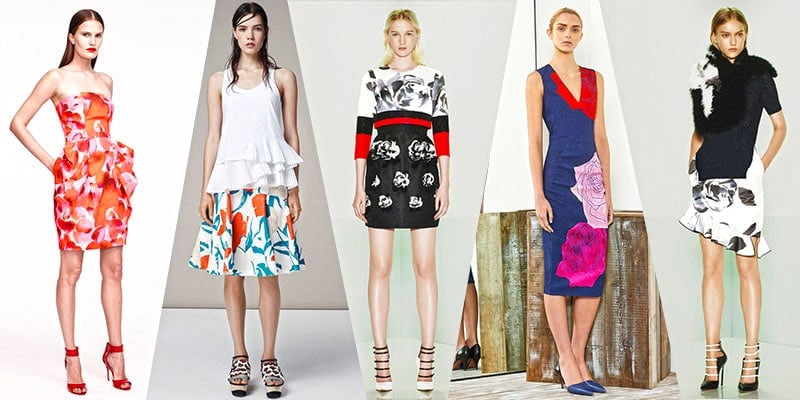 2019 year style- Floral moody trend resort 2019 year for girls- Floral moody trend resort