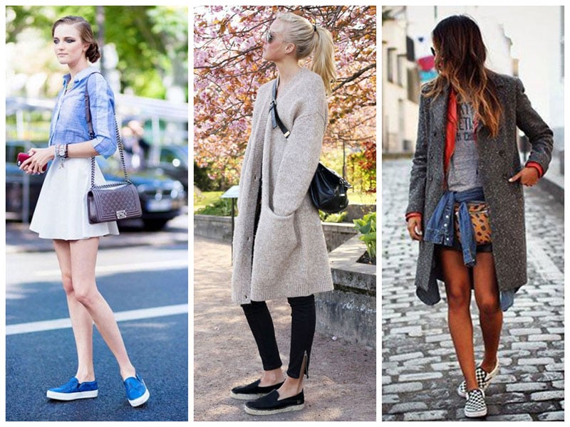 slip on trainers outfit