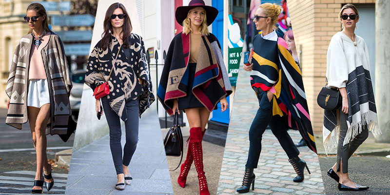 how to wear a poncho men