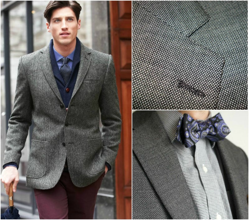 Herringbone and Birdseye Suit