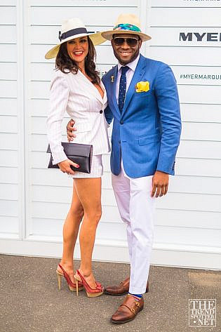 Photo by <a href="https://www.thetrendspotter.net/about"rel="nofollow" target="_blank">Colin Gold</a> Melbourne Cup 2014 Street Style