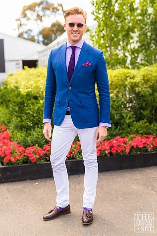 Photo by <a href="https://www.thetrendspotter.net/about"rel="nofollow" target="_blank">Colin Gold</a> Melbourne Cup 2014 Street Style