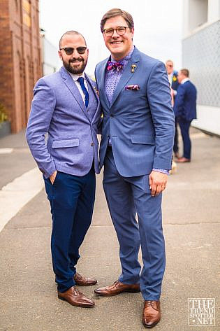 Photo by <a href="https://www.thetrendspotter.net/about"rel="nofollow" target="_blank">Colin Gold</a> Melbourne Cup 2014 Street Style