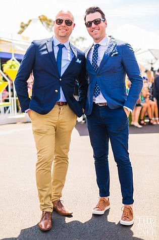 Photo by <a href="https://www.thetrendspotter.net/about"rel="nofollow" target="_blank">Colin Gold</a> The Best Street Style from Emirates Stakes Day 2014