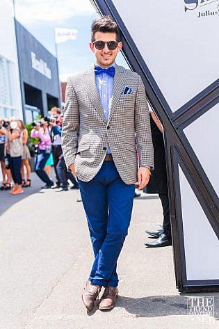 Photo by <a href="https://www.thetrendspotter.net/about"rel="nofollow" target="_blank">Colin Gold</a> The Best Street Style from Emirates Stakes Day 2014