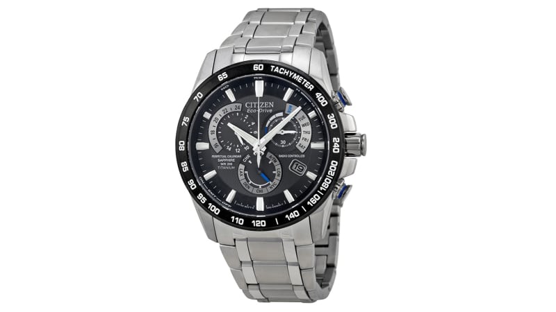 Citizen Eco-Drive Mens AT4010-50E Titanium Perpetual Chrono A-T Watch