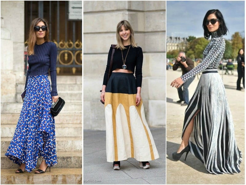 Style Tip of the Day | Maxi Skirt and Long Sleeve Top