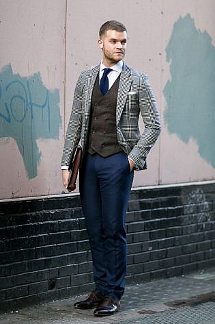The Best Street Style at London Menwear Collection 2015-12