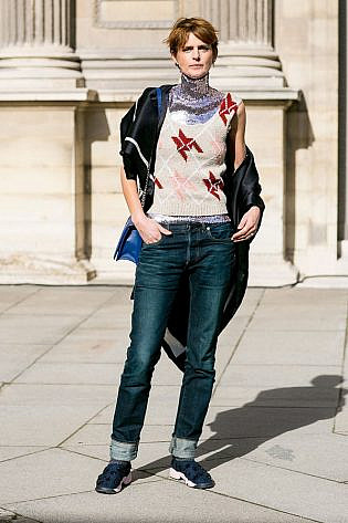 Photo by <a href=" http://bit.ly/1OkDrPJ" rel="nofollow" target="_blank">Vincenzo Grillo</a> Models off Duty Paris Fashion Week AW 2015